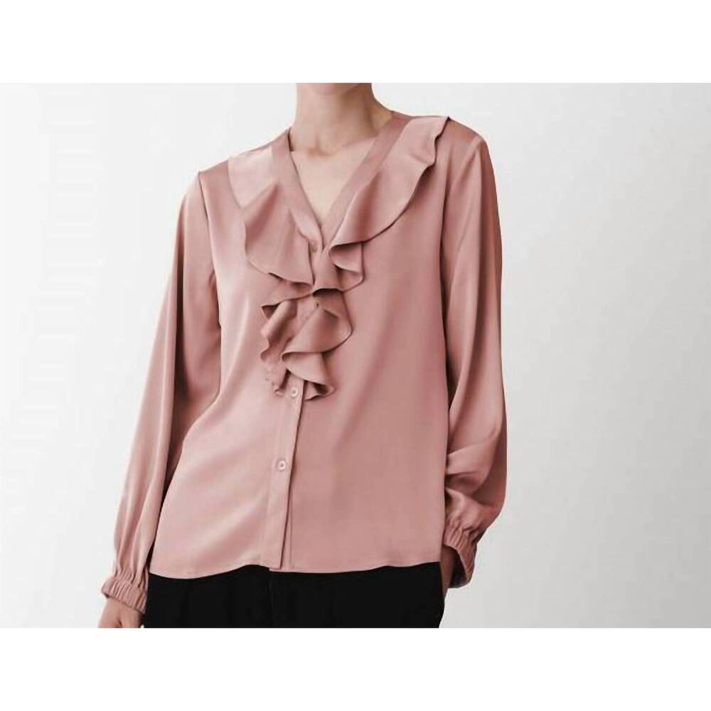 NEW KARMAMIA sophia blouse in semi rich vintage rose